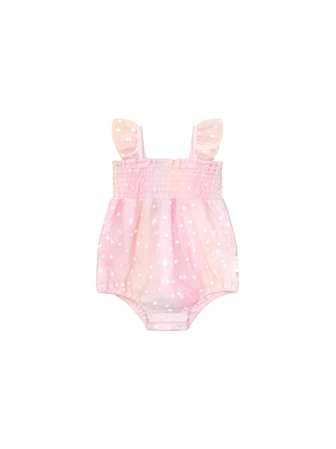 Sweetheart Frill Tulle Playsuit - Huxbaby DISCOUNTED