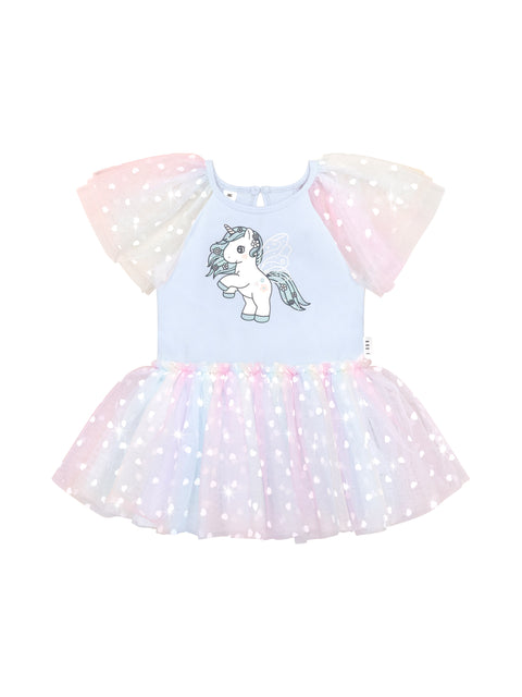 Flutter Unicorn Ballet Dress - Huxbaby