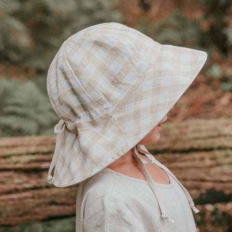 Wanderer' Panelled Bucket Sun Hat - Flynn / Flax - Bedhead