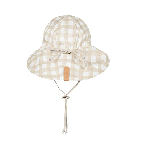 Wanderer' Panelled Bucket Sun Hat - Flynn / Flax - Bedhead