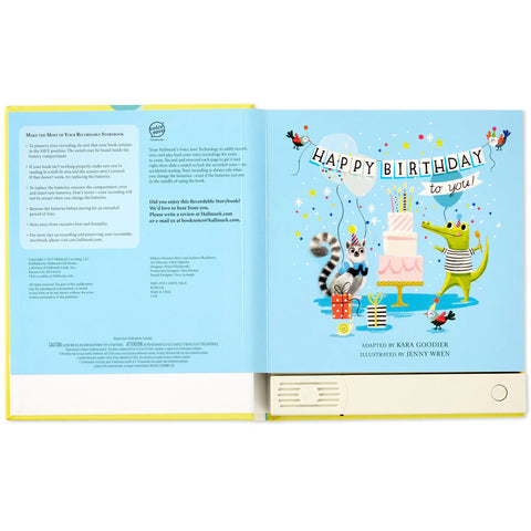 Happy Birthday to You! Recordable Storybook With Music - Hallmark