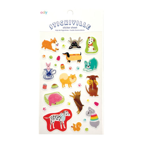 Stickers Stickiville – Quirky Dogs - Ooly