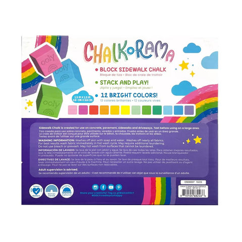 Chalk-O-Rama Sidewalk Chalk - Ooly