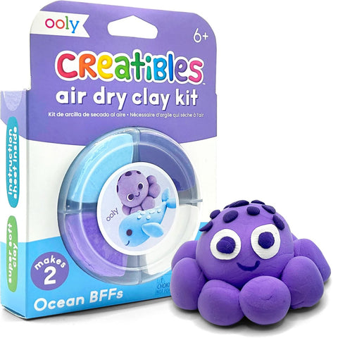 Creatibles Air Dry Clay Kit – Ocean BFF’s - Ooly