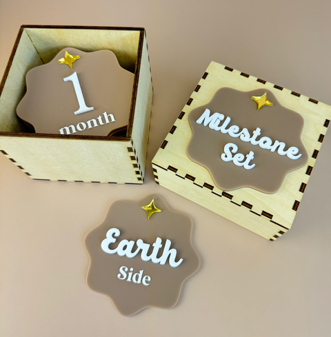 Earth Side Neutral Milestone Disc Set - Luma Light