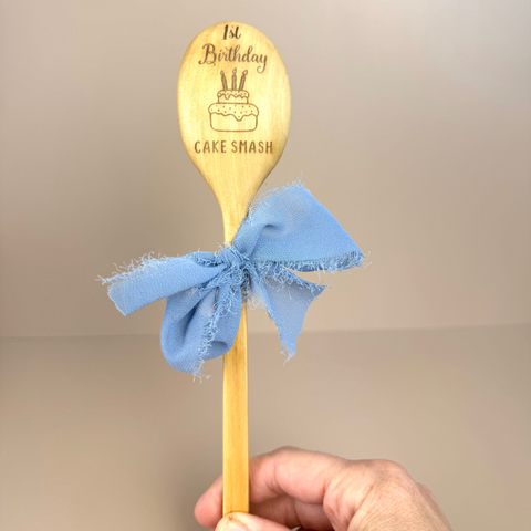 1st Birthday Cake Smash Spoon - Luma Light