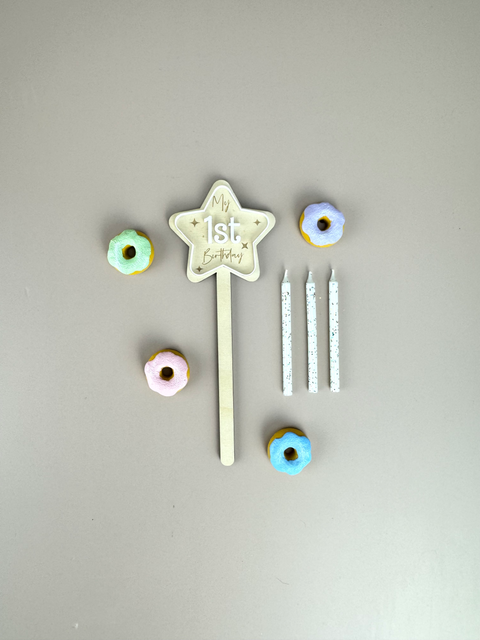 My 1st Birthday Star Wand - Luma Light