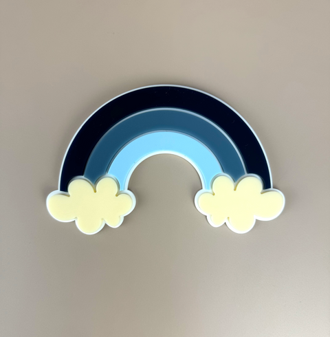 Acrylic Decor Shapes - Blue Rainbow - Luma Light