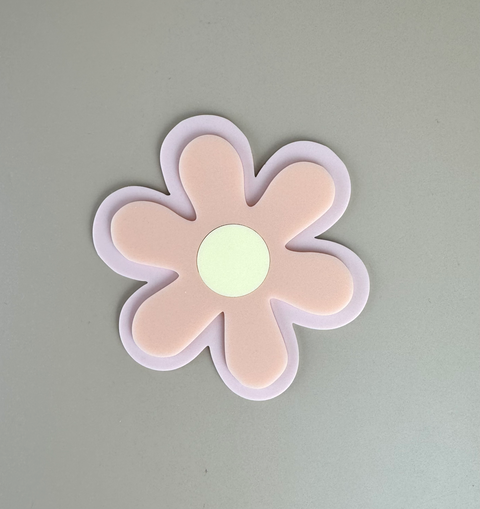 Acrylic Decor Shapes - Pink Daisy - Luma Light