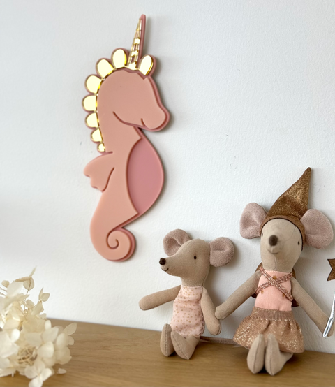 Acrylic Decor Shapes - Unicorn Seahorse - Luma Light