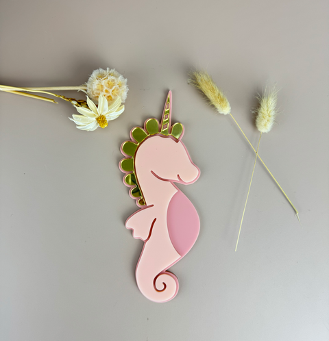 Acrylic Decor Shapes - Unicorn Seahorse - Luma Light