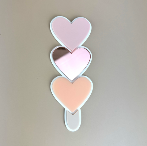 Acrylic Decor Shapes - Heart Tri Ice Cream - Luma Light