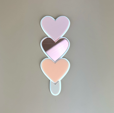 Acrylic Decor Shapes - Heart Tri Ice Cream - Luma Light