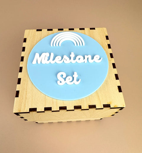 Blue Rainbow Milestone Disc Set - Luma Light