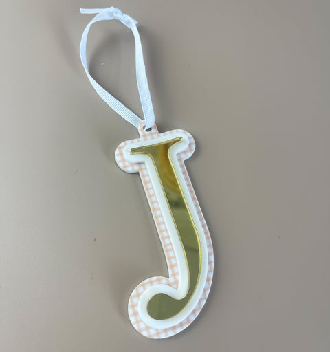 Triple Layered Christmas Ornament - Choose your Letter - Luma Light DISCOUNTED