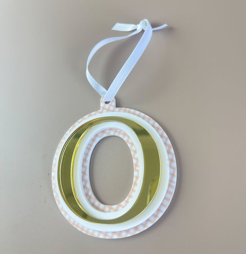 Triple Layered Christmas Ornament - Choose your Letter - Luma Light DISCOUNTED