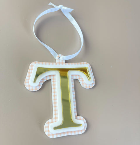 Triple Layered Christmas Ornament - Choose your Letter - Luma Light DISCOUNTED