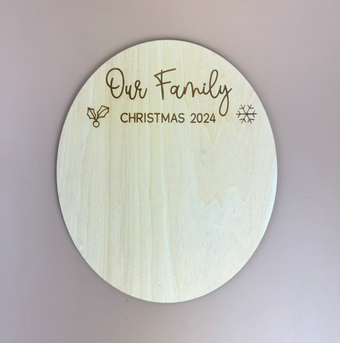 Our Family - Handprints - Christmas 2024 - Luma Light