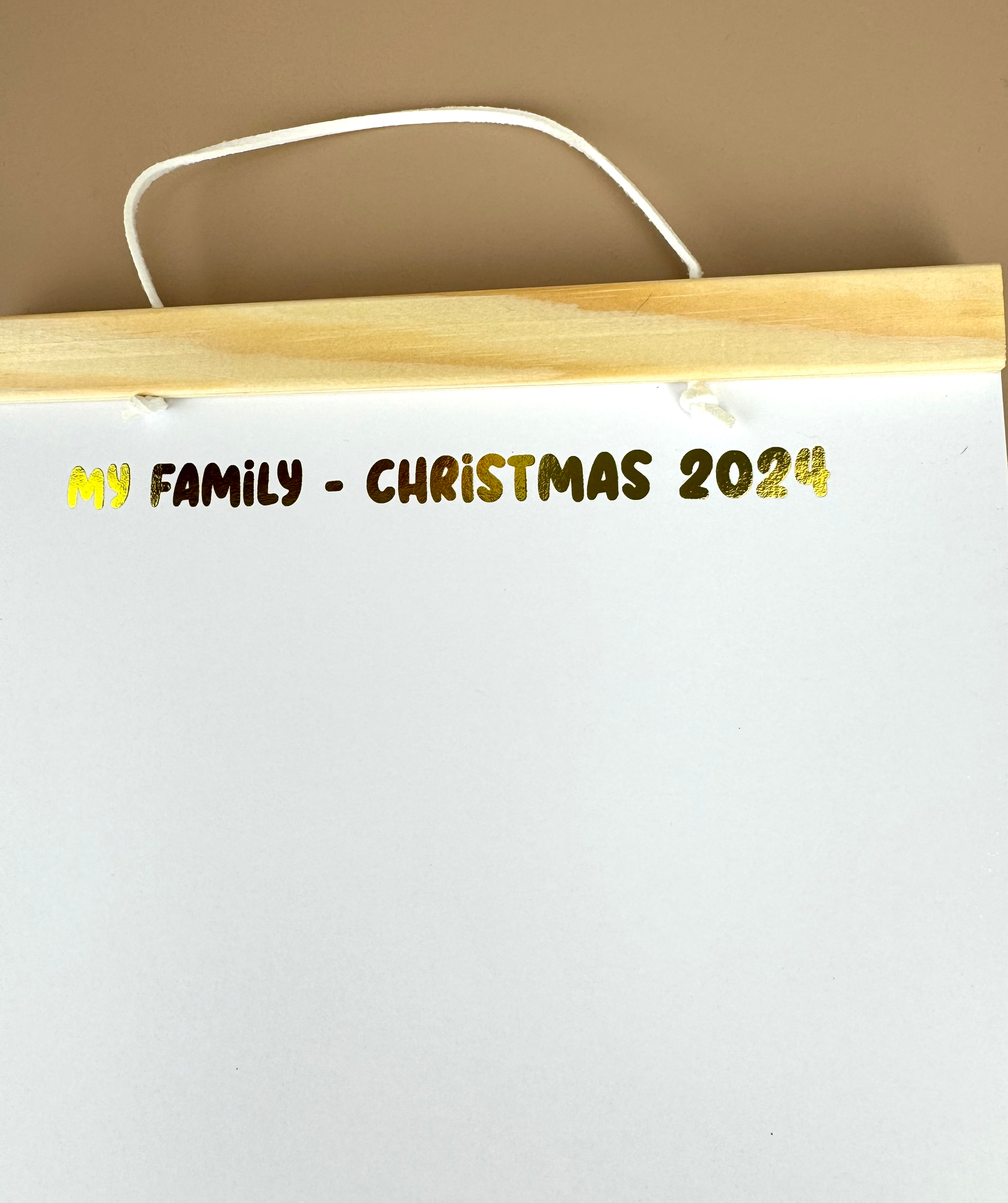 Kids Christmas Drawing Kit - with magnetic poster hanger - Luma Light DISCOUNTED