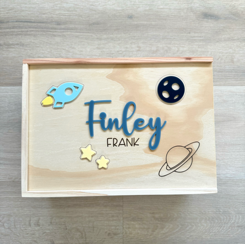 Custom Keepsake Box - Space - Luma Light