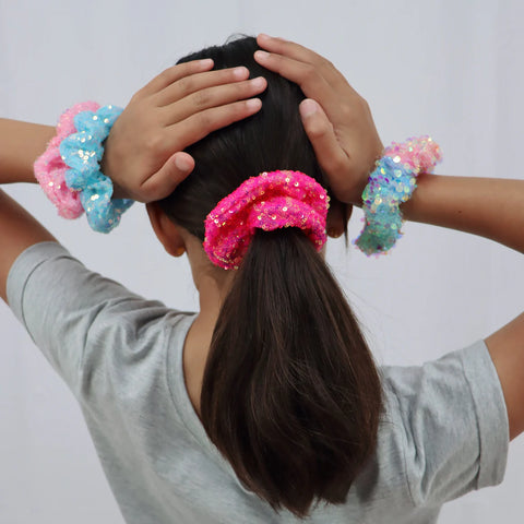 Romantics Scrunchies - Pink Poppy