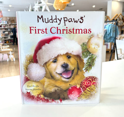 Muddypaws' First Christmas  - Hardback Book DISCOUNTED