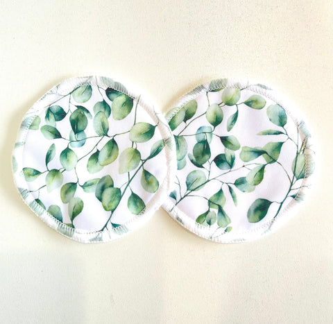 Reusable Breast Pads - Green Vine - Milky Goodness