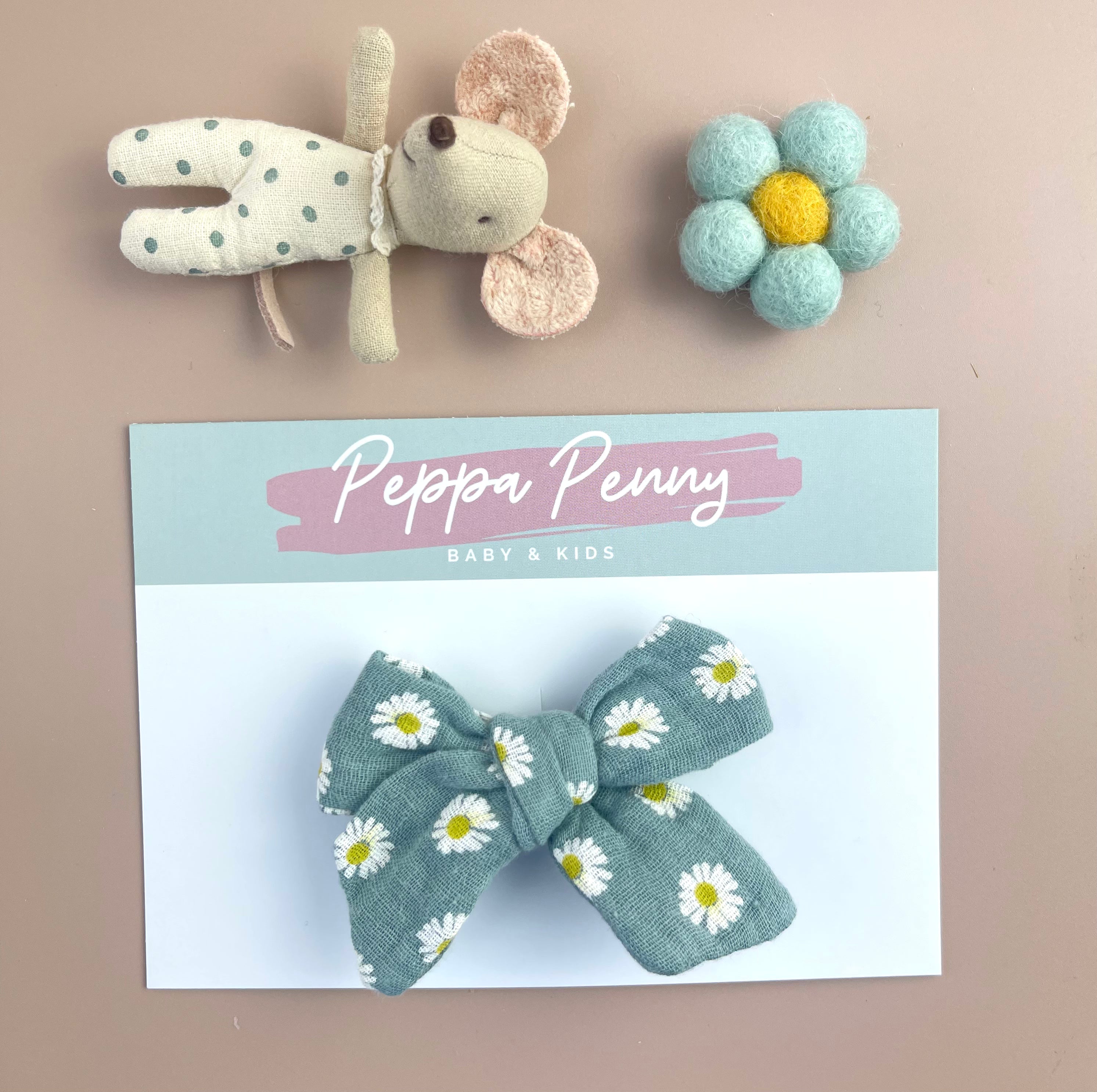 Flower Bow Clip - Matilda - Peppa Penny