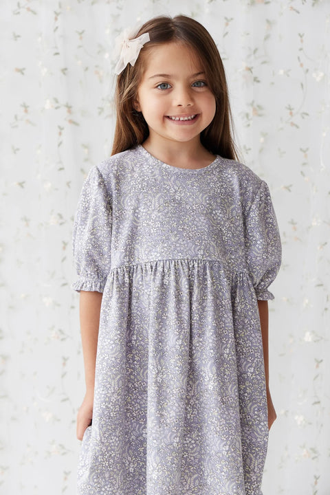 Organic Cotton Penny Dress - April Lilac - Jamie Kay