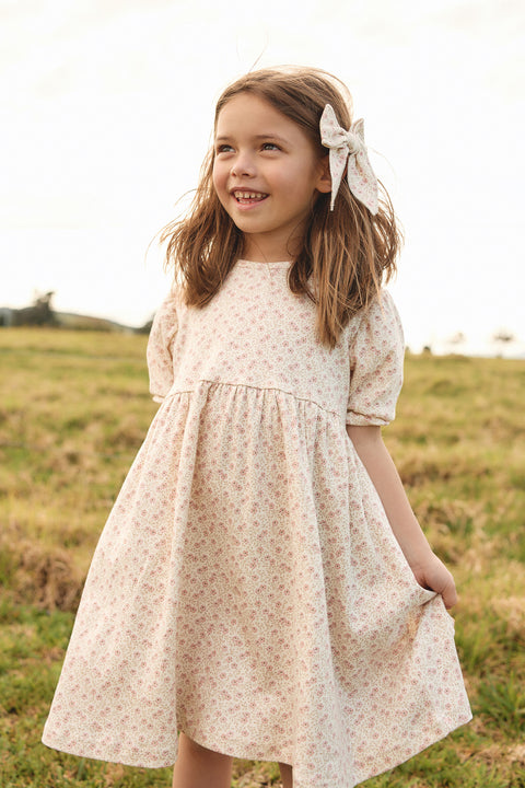 Organic Cotton Penny Dress - Emmy Egret - Jamie Kay DISCOUNTED