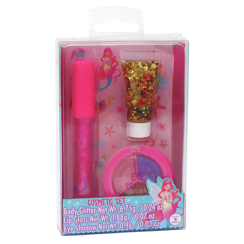 Shimmering Mermaid Cosmetic Set - Pink Poppy