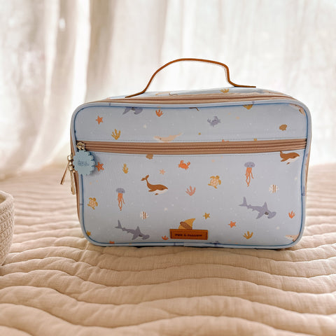 Ocean Creatures Sky Lunch Bag - Fox & Fallow