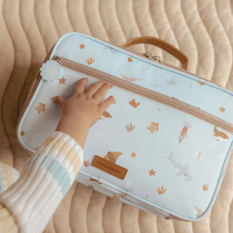 Ocean Creatures Sky Lunch Bag - Fox & Fallow