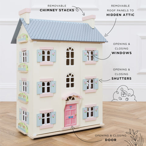 Daisylane Cherry Tree Hall Doll House - Le Toy Van