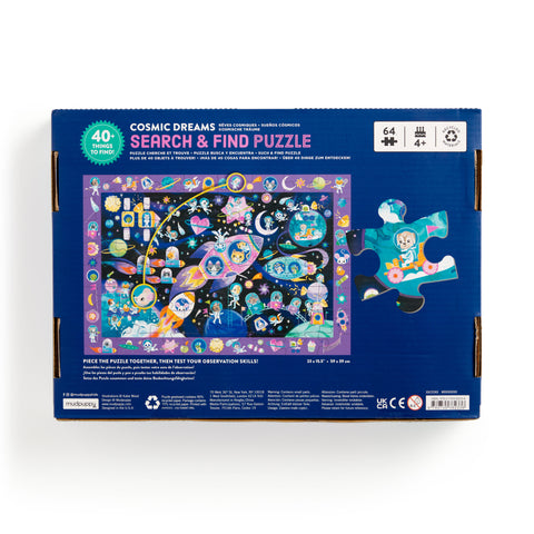 Search & Find Puzzle – Cosmic Dreams - 64 pc - Mudpuppy