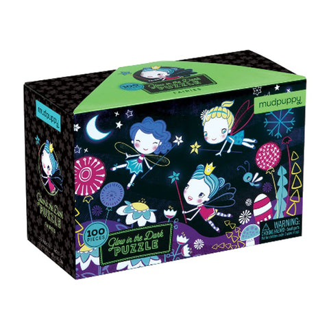 Glow Puzzle Fairies 100 pieces - Mudpuppy