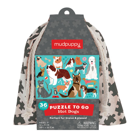 To Go Travel Puzzle - Hot Dogs - Mudpuppy