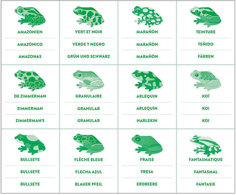 Memory Match - Shaped Frogs - Mudpuppy