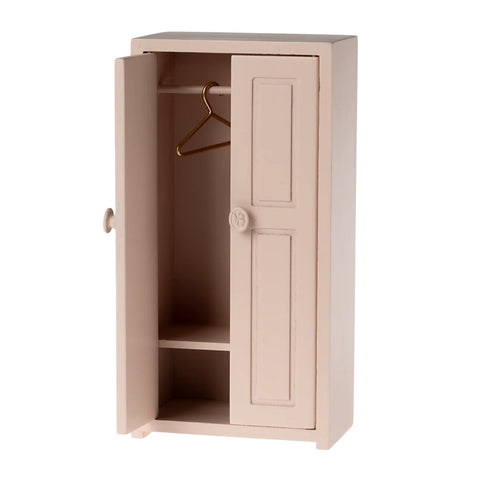 Wooden Mouse Closet Light Rose - Maileg