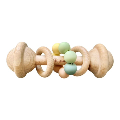 Pastel - Eco-Friendly Rattle Teether Toy - OB Designs