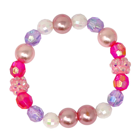 Butterfly Friends Necklace / Bracelet Set - Pink Poppy