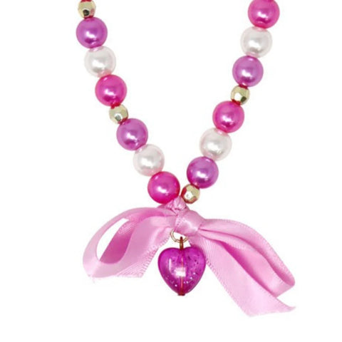 Sparkle Princess Necklace - Pink Poppy