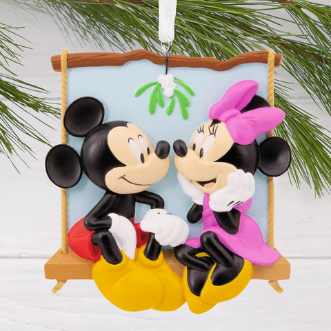 Christmas Ornament - Disney Mickey and Minnie on Swing - Hallmark