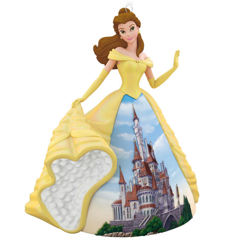 Disney Princess, Celebration Belle (Porcelain) — 2024 Keepsake Christmas Ornament- Hallmark