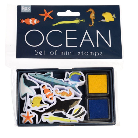 Set of Mini Stamps – Ocean - Rex London