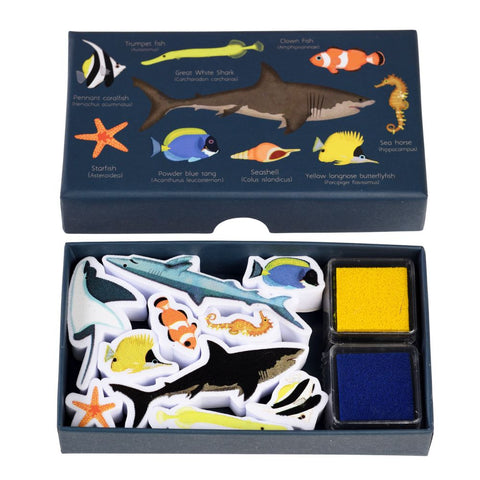 Set of Mini Stamps – Ocean - Rex London