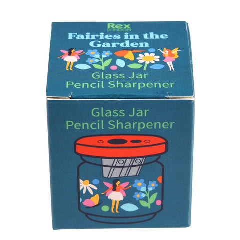 Glass Jar Pencil Sharpener – Fairies - Rex London