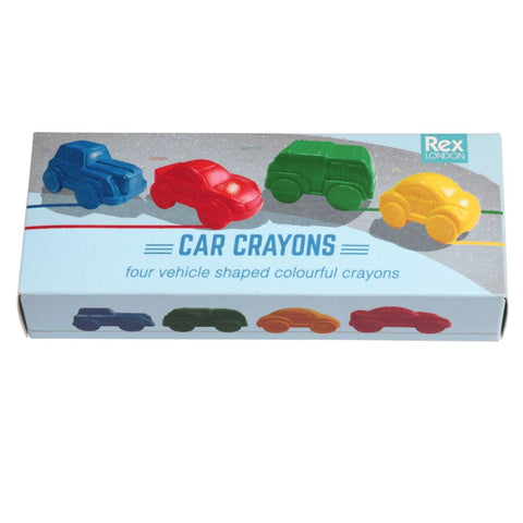 Car Crayons Set 4 Road Trip - Rex London