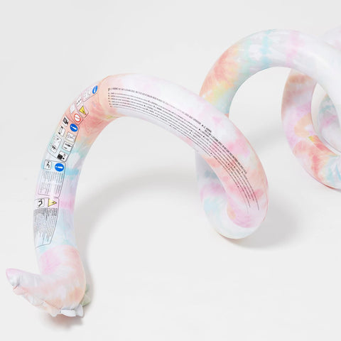 Giant Inflatable Noodle Snake Tie Dye Multi - Sunnylife