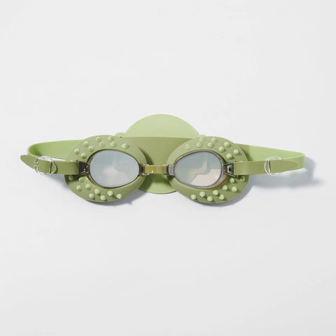 Kids Swim Goggles Cookie the Croc Khaki - Sunnylife